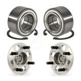 Front Rear Wheel Bearing And Hub Assembly Kit For Honda Civic Acura EL