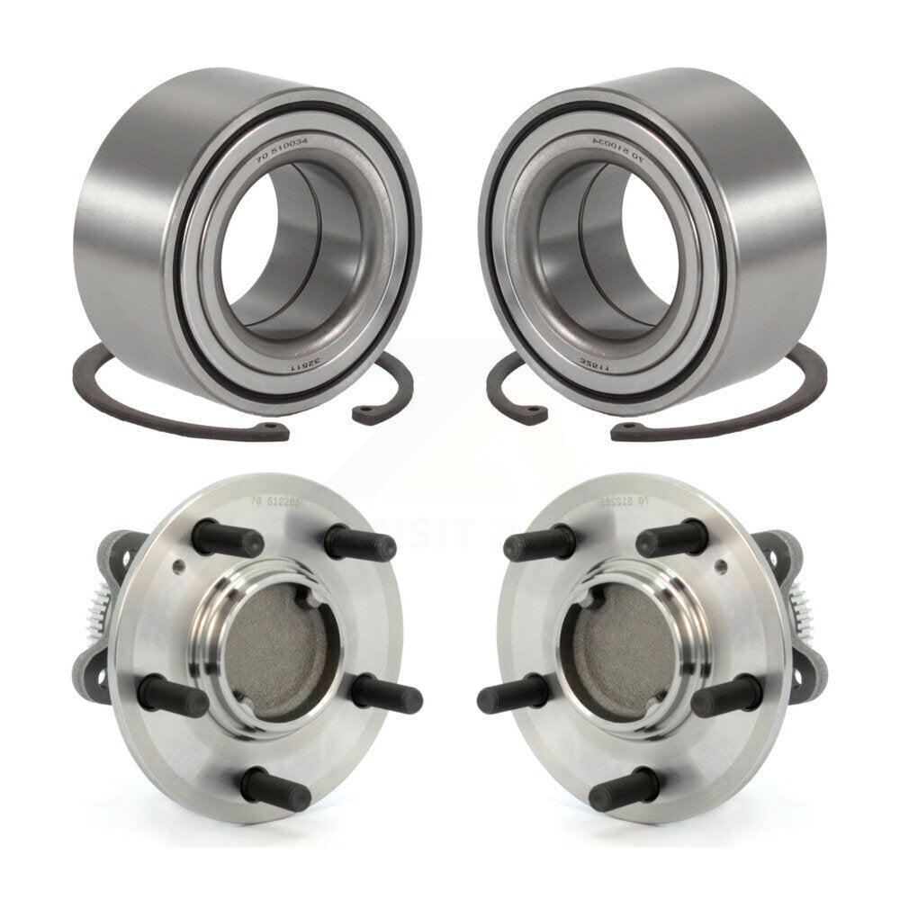 Front Rear Wheel Bearing Hub Assembly Kit For Hyundai Sonata Kia Optima Magentis