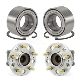 Front Rear Wheel Bearing & Hub Assembly Kit For Hyundai Sonata Kia Optima Tucson