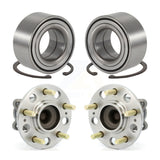 Front Rear Wheel Bearing & Hub Assembly Kit For Hyundai Sonata Kia Optima Tucson