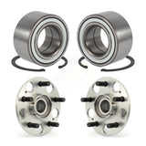 Front Rear Wheel Bearing And Hub Assembly Kit For Honda Accord Acura TL