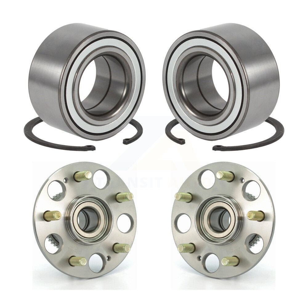 Front Rear Wheel Bearing And Hub Assembly Kit For Honda Civic Acura RSX