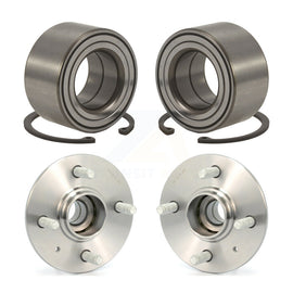 Front Rear Wheel Bearing And Hub Assembly Kit For Hyundai Accent