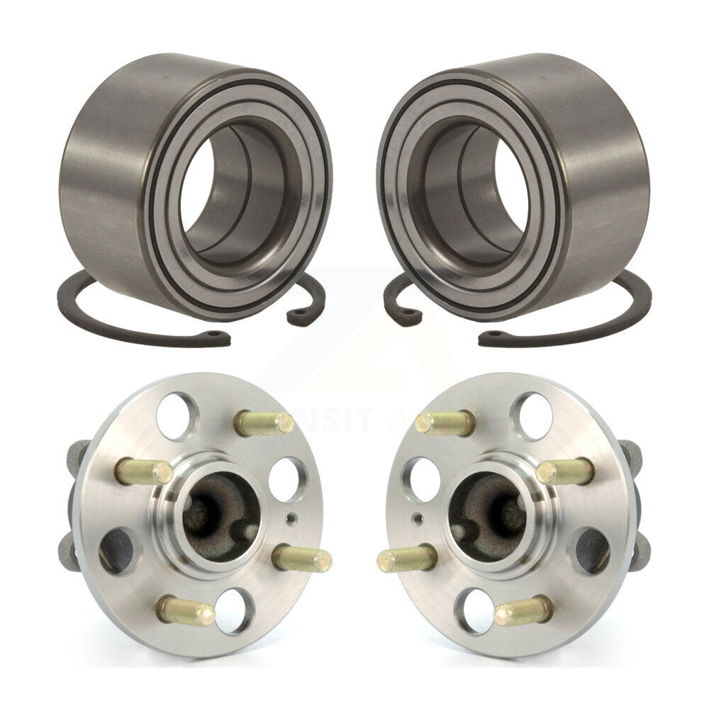 Front Rear Wheel Bearing And Hub Assembly Kit For Hyundai Accent Kia Rio Rio5