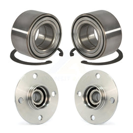 Front Rear Wheel Bearing And Hub Assembly Kit For 2000-2006 Nissan Sentra