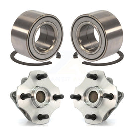 Front Rear Wheel Bearing And Hub Assembly Kit For 2000-2005 Toyota Echo Non-ABS