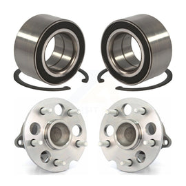 Front Rear Wheel Bearing And Hub Assembly Kit For 2004-2010 Toyota Sienna FWD