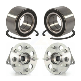 Front Rear Wheel Bearing And Hub Assembly Kit For 2004-2010 Toyota Sienna AWD