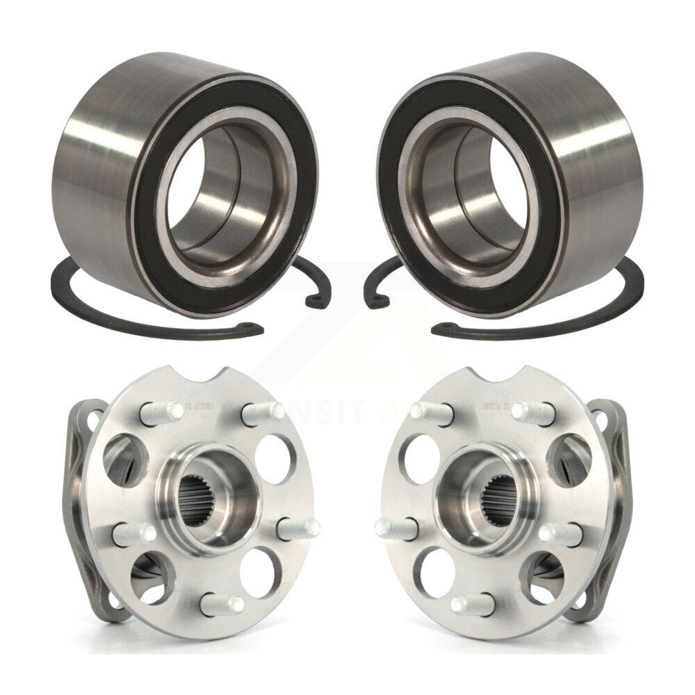 Front Rear Wheel Bearing Hub Assembly Kit For Toyota Lexus Highlander Venza AWD