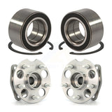 Front Rear Wheel Bearing Hub Assembly Kit For Toyota Lexus Highlander Venza AWD