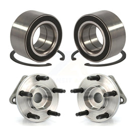 Front Rear Wheel Bearing And Hub Assembly Kit For Ford Edge Lincoln MKX AWD