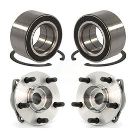 Front Rear Wheel Bearing And Hub Assembly Kit For 2007-2012 Mazda CX-7 AWD
