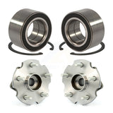 Front Rear Wheel Bearing And Hub Assembly Kit For Toyota Matrix Pontiac Vibe