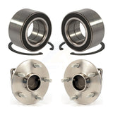 Front Rear Wheel Bearing And Hub Assembly Kit For Toyota Matrix Pontiac Vibe