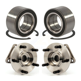 Front Rear Wheel Bearing And Hub Assembly Kit For 2007-2016 Mazda CX-9 AWD