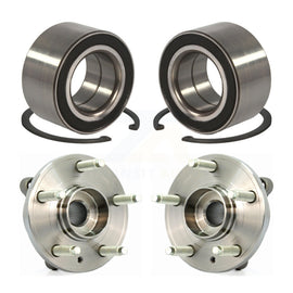 Front Rear Wheel Bearing And Hub Assembly Kit For Ford Edge Lincoln MKX