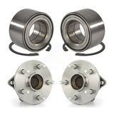 Front Rear Wheel Bearing Hub Assembly Kit For Toyota Corolla Matrix Pontiac Vibe