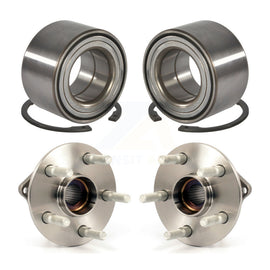 Front Rear Wheel Bearing And Hub Assembly Kit For Toyota Matrix Pontiac Vibe AWD