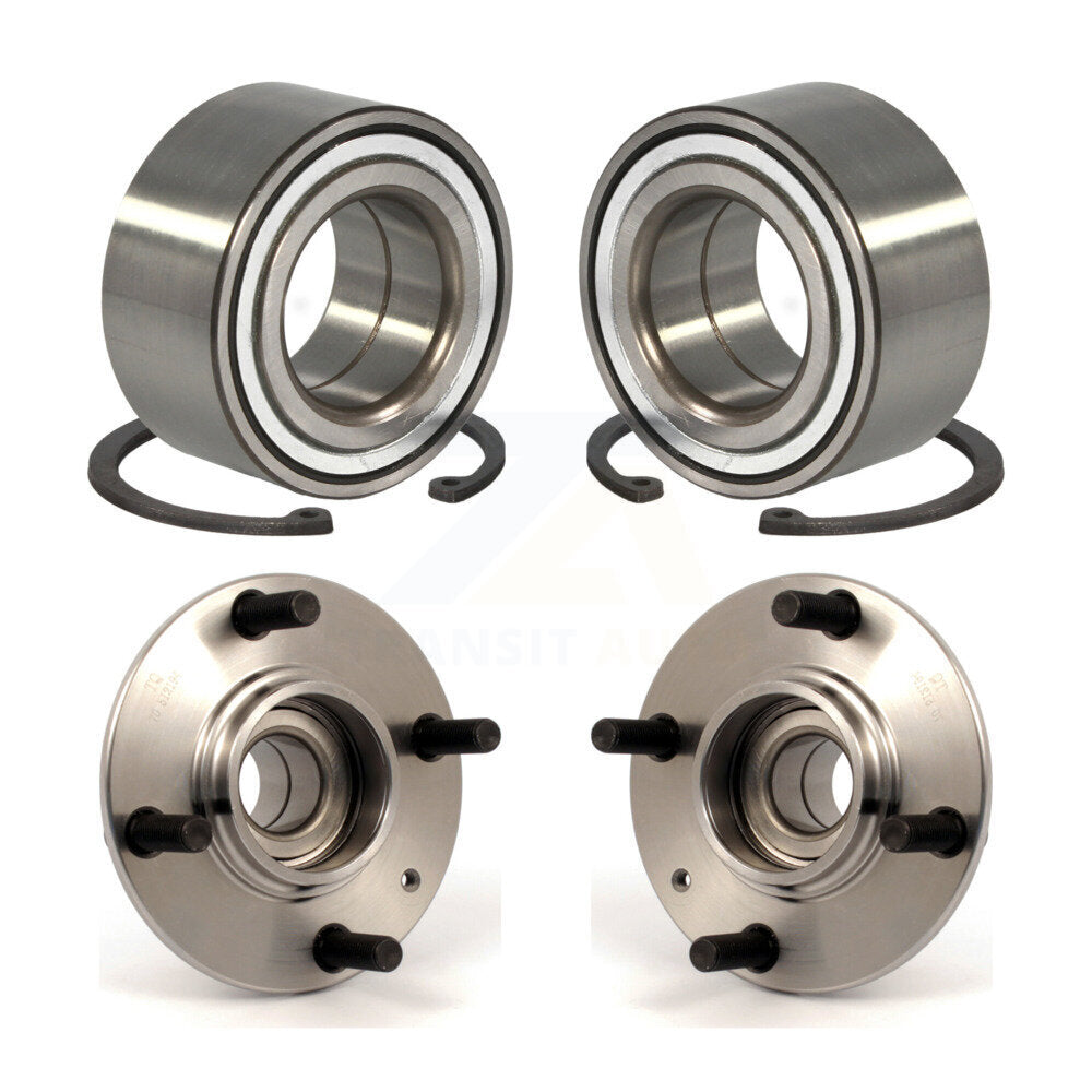 Front Rear Wheel Bearing And Hub Assembly Kit For Hyundai Elantra Kia Spectra
