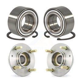 Front Rear Wheel Bearing And Hub Assembly Kit For Hyundai Elantra Kia Spectra