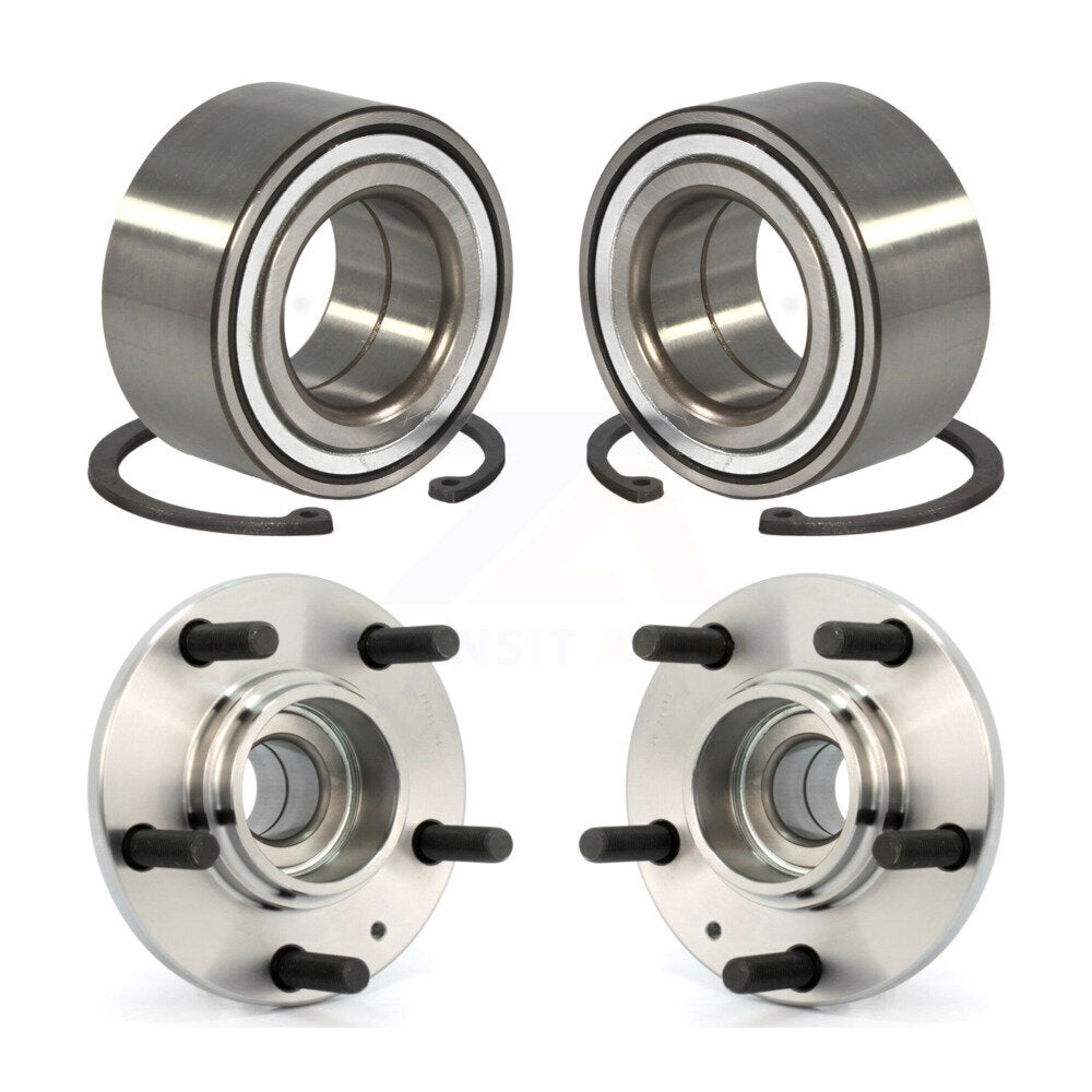 Front Rear Wheel Bearing And Hub Assembly Kit For Hyundai Tiburon