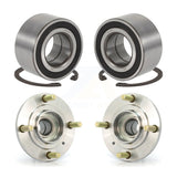 Front Rear Wheel Bearing And Hub Assembly Kit For Mitsubishi Lancer