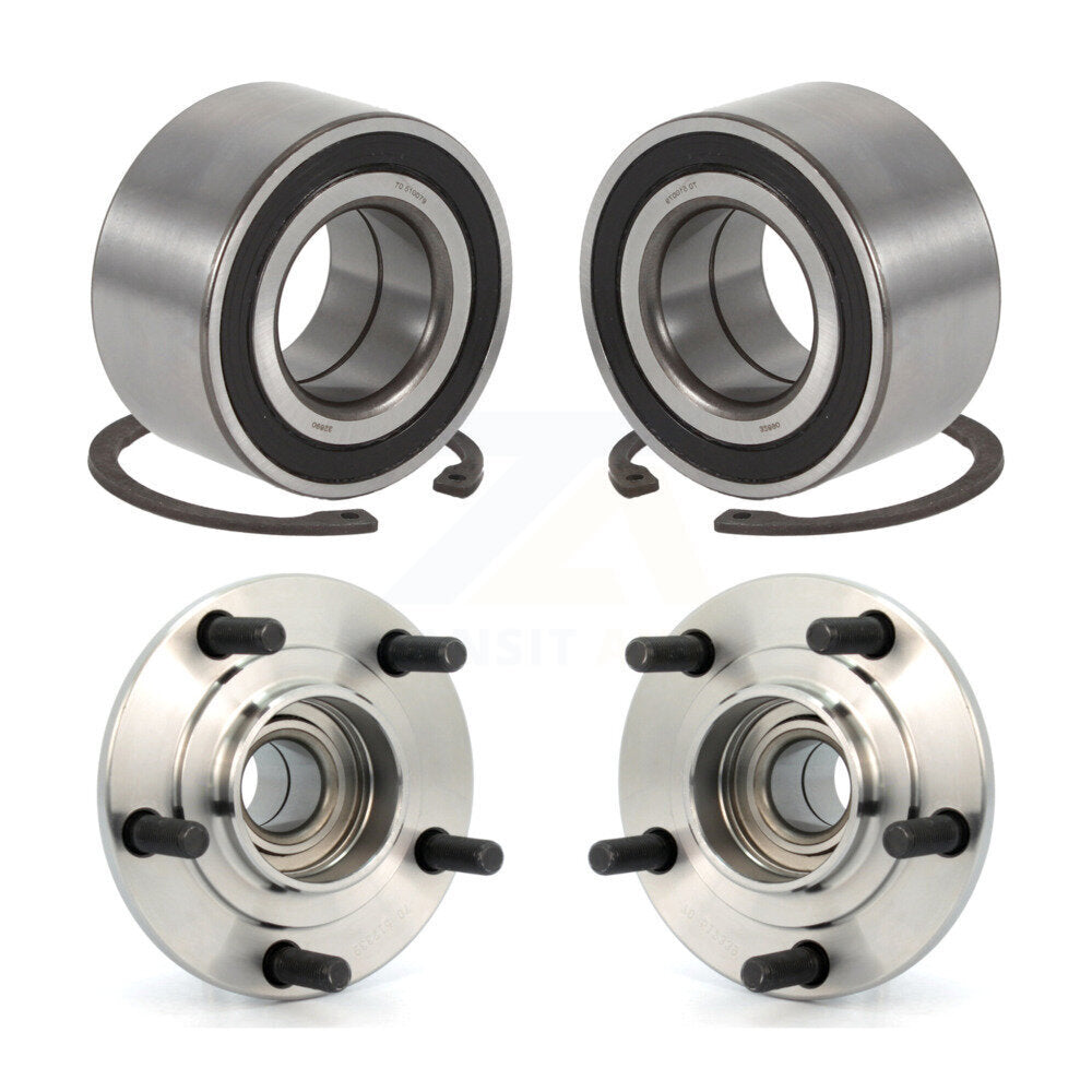 Front Rear Wheel Bearing And Hub Assembly Kit For Mitsubishi Lancer Outlander