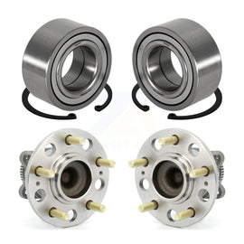 Front Rear Wheel Bearing And Hub Assembly Kit For 2011 Hyundai Azera