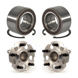 Front Rear Wheel Bearing And Hub Assembly Kit For 2005-2010 Honda Odyssey