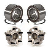 Front Rear Wheel Bearing And Hub Assembly Kit For 2005-2010 Honda Odyssey