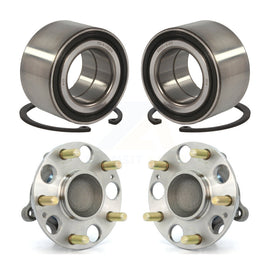 Front Rear Wheel Bearing And Hub Assembly Kit For Honda Civic