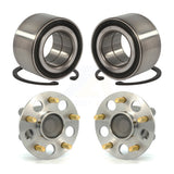 Front Rear Wheel Bearing And Hub Assembly Kit For Honda Civic