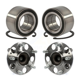 Front Rear Wheel Bearing And Hub Assembly Kit For Honda Civic