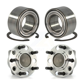 Front Rear Wheel Bearing And Hub Assembly Kit For Dodge Caliber
