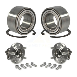 Front Rear Wheel Bearing Hub Assembly Kit For 2007-2013 Mitsubishi Outlander AWD