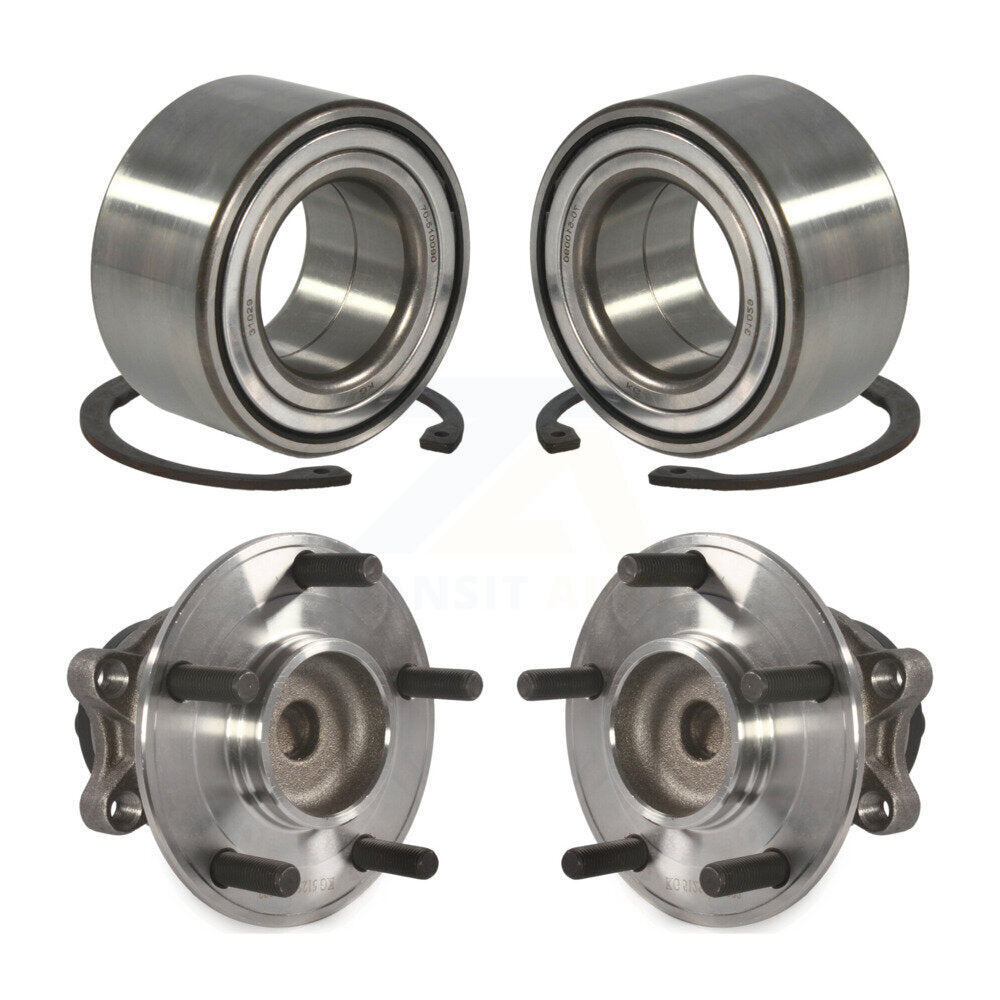Front Rear Wheel Bearing Hub Assembly Kit For Mitsubishi Outlander Sport RVR FWD