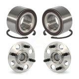 Front Rear Wheel Bearing And Hub Assembly Kit For Honda Fit Insight