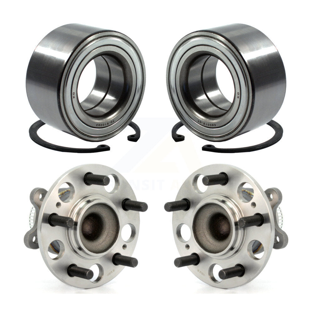 Front Rear Wheel Bearing And Hub Assembly Kit For Hyundai Elantra