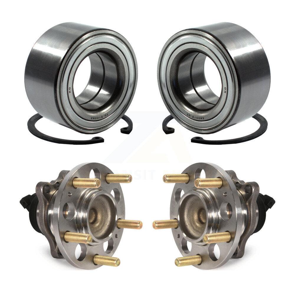 Front Rear Wheel Bearing And Hub Assembly Kit For Kia Soul EV