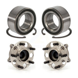 Front Rear Wheel Bearing And Hub Assembly Kit For Honda Accord Acura TSX