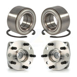 Front Rear Wheel Bearing And Hub Assembly Kit For 2002-2008 Jaguar X-Type