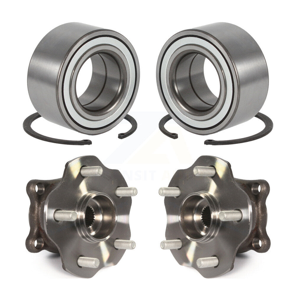 Front Rear Wheel Bearing Hub Assembly Kit For Lexus RX350 Toyota Highlander AWD