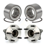 Front Rear Wheel Bearing And Hub Assembly Kit For 2009-2013 Mazda 6 3.7L