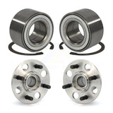 Front Rear Wheel Bearing And Hub Assembly Kit For Honda Fit
