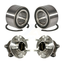 Front Rear Wheel Bearing And Hub Assembly Kit For Ford Focus With Parking Assist