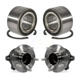 Front Rear Wheel Bearing And Hub Assembly Kit For Ford Escape Lincoln MKC C-Max