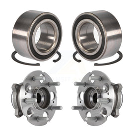 Front Rear Wheel Bearing And Hub Assembly Kit For 2015-2019 Acura TLX AWD