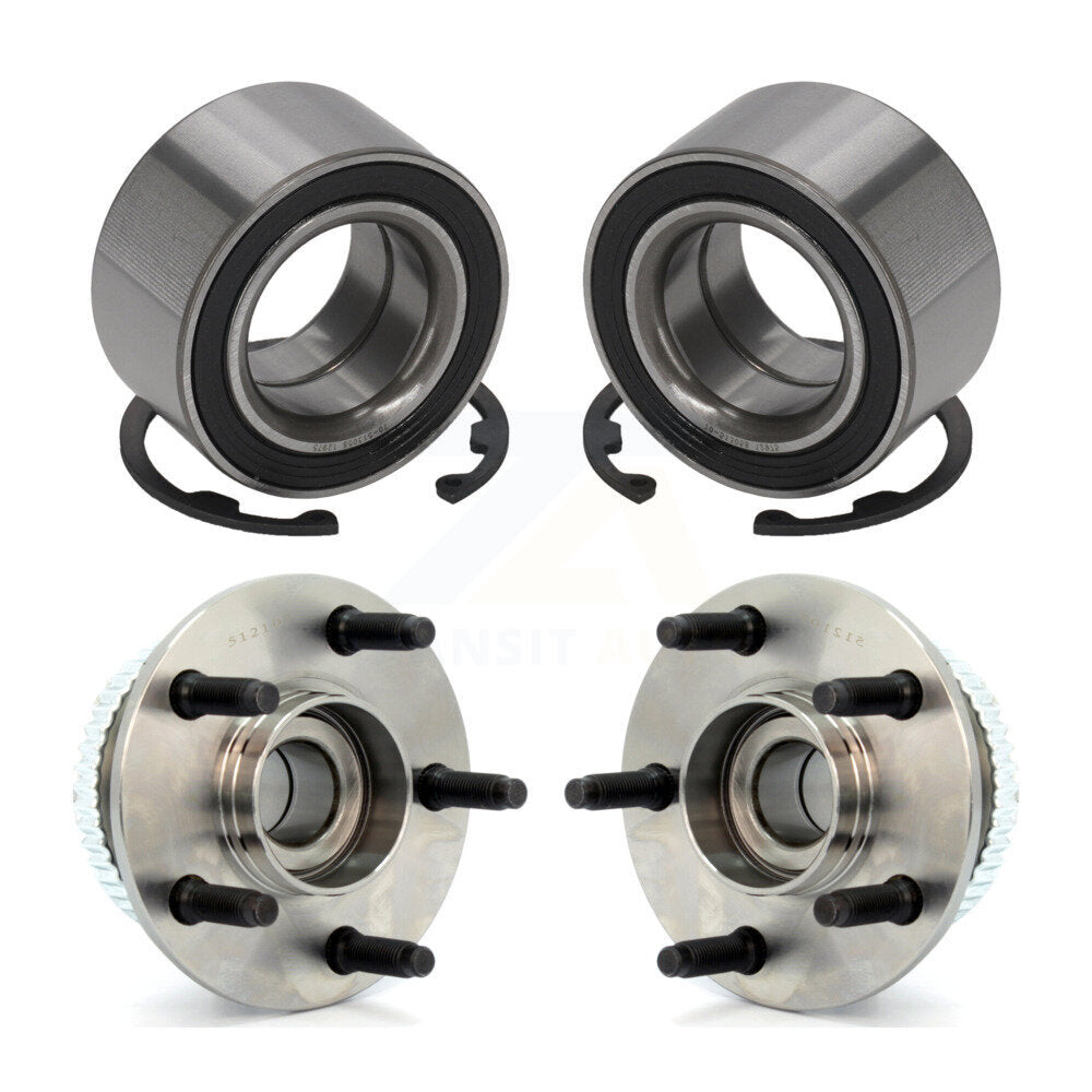 Front Rear Wheel Bearing Hub Assembly Kit For Ford Taurus Mercury Sable Lincoln