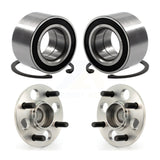 Front Rear Wheel Bearing And Hub Assembly Kit For 1985-1987 Honda Civic CRX HF