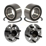 Front Rear Wheel Bearing And Hub Assembly Kit For Toyota Camry Avalon